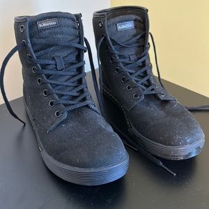 Dr. Martens Sheridan Women’s Canvas Casual Boot, Black